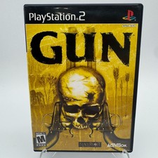 Gun PS2 PlayStation 2 Game + Case w/ 1 Year Warranty