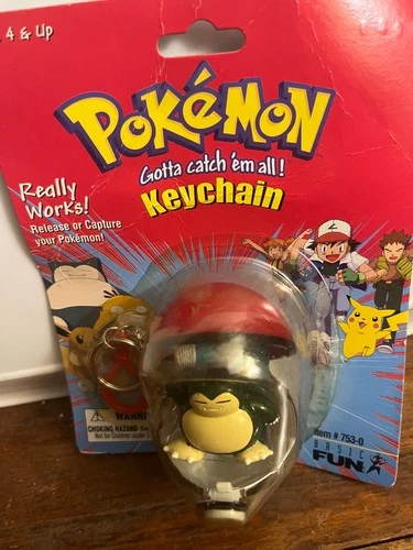 Pokemon 1999 Keychain sealed Basic Fun  Vintage