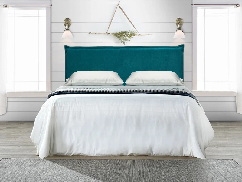 CABECERO DE CAMA DESENFUNDABLE TAPIZADO MODERNO EN DIFERENTES TAMAÑOS Y COLORES - Imagen 2 de 2