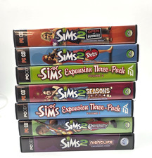 The Sims 2 PC Expansion Packs Lot of 7 With Manuals