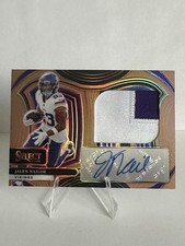 Jalen Nailor 2024 Panini Select Jumbo Signature Swatch Autograph RC 1/49