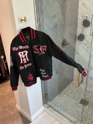 Scarface vintage Varsity Jacket Black Red -Size M - The World Is Yours SF Patch