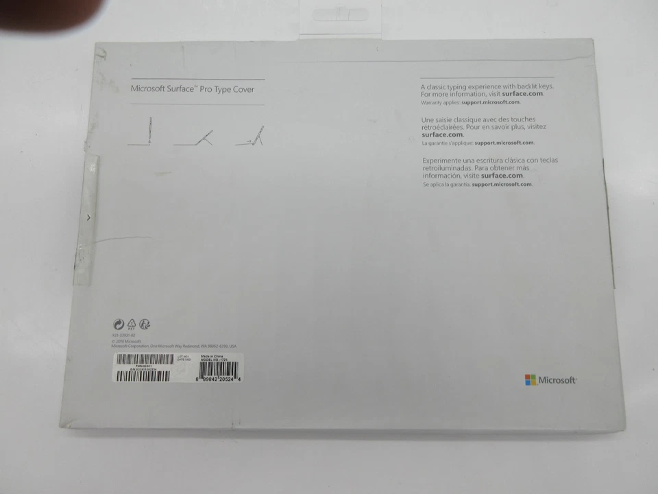 Microsoft Surface Pro 1725  Type Cover Keyboard BLACK - Image 2 of 4