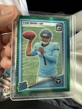 2025 Panini Donruss Optic - Rated Rookie Cam Ward #293 Green Hyper Prizm (RC)