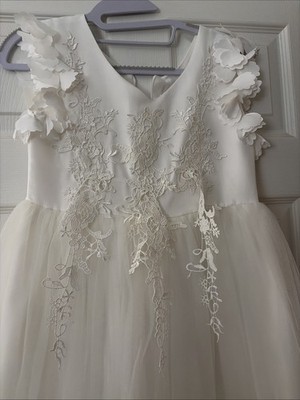 Trish Scully White Flower Girl or First Communion Dress Size 12 | eBay Trish Scully White Flower Girl or First Communion Dress Size 12 | eBay