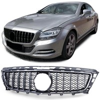 Sport KüHlergrill Schwarz Chrom FüR Mercedes Cls C218 X218 Vorfacelift 2011-2014
