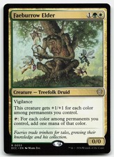 Faeburrow Elder 53 Rare Commander: Lorwyn Eclipsed Magic: The Gathering NM