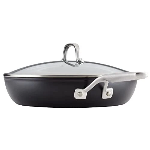 Nonstick Frying Pan Set With Lid, 3-Piece – 8 & 10 Inch Skillets, Durable - Image 4 of 4