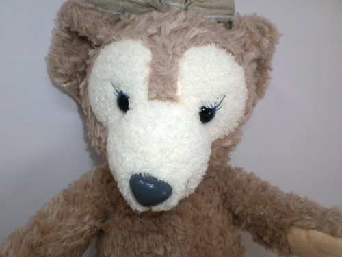 Tokyo Disney Sea Shellie May Teddy Bear Brown 17" Hidden Mickey Face - Picture 2 of 5