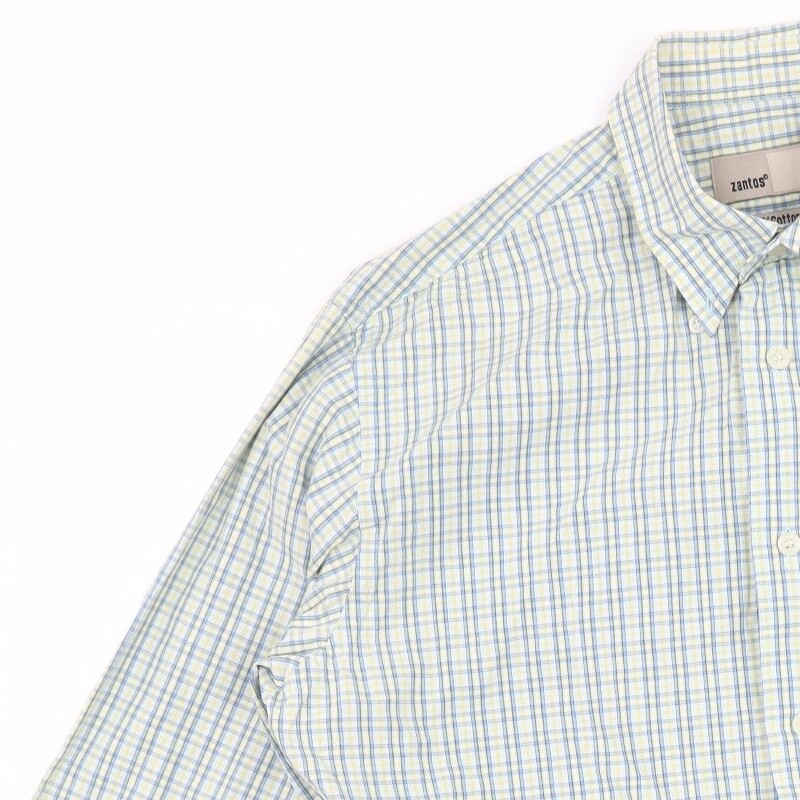 Zantos Mens Check Cotton blend Size M Collared image 5