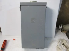 SQUARE D BREAKER ENCLOSURE EHB125-NRB 100 AMP NEMA 3R 208Y/120 VAC ...PR-129
