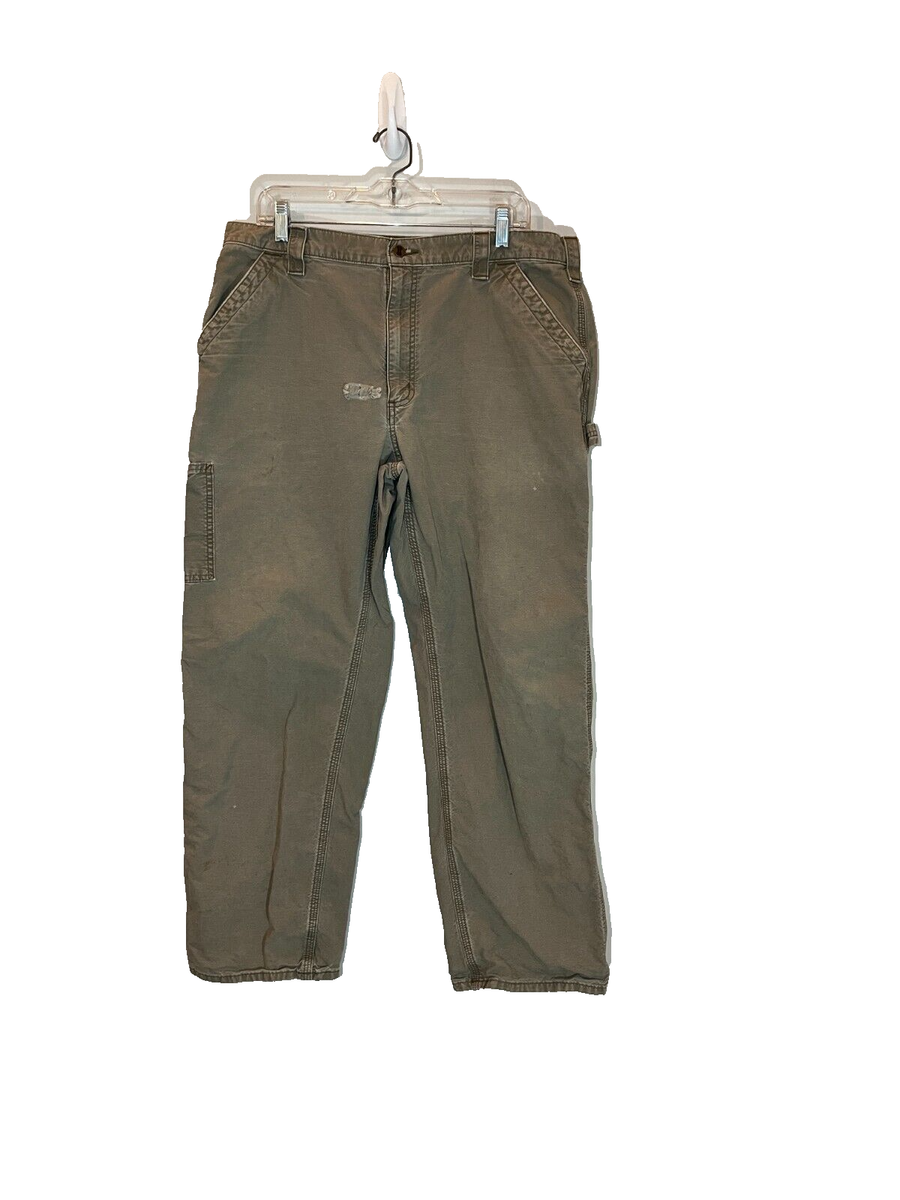 オーダー専用 Carhartt Carpenter Pants Men's 38x32 (36x30.5) Brown Work/Grunge