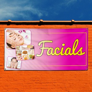 Vinyl Banner Sign Facials 1 Style F Business Marketing