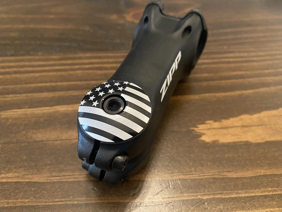 American Flag - Auriculares de bicicleta sin rosca Tapa de potencia 1 1/8 EE. UU. Negro Foto 4 de 4