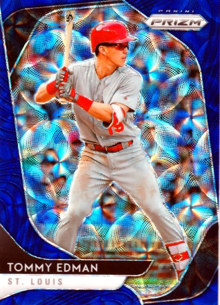 RARE 1st Rookie #'d /35 TOMMY EDMAN 2020 Blue Kaleidoscope Panini Prizm #213 RC