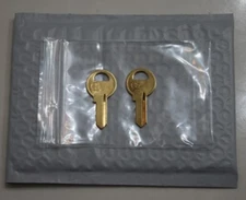 3451-3700 2-Replacement Keys For Master #1 Padlock Lock No.3 & 7 Cut To Key Code
