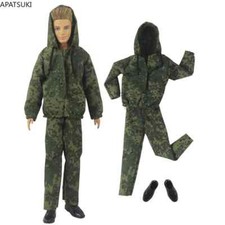 Green Camouflage Clothes Set For 12
