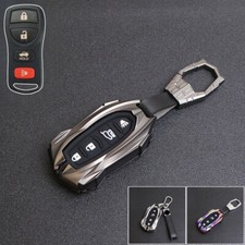 Funda protectora de silicona para llave de coche de aleación de zinc para Nissan Xterra Altima Sentra Frontier