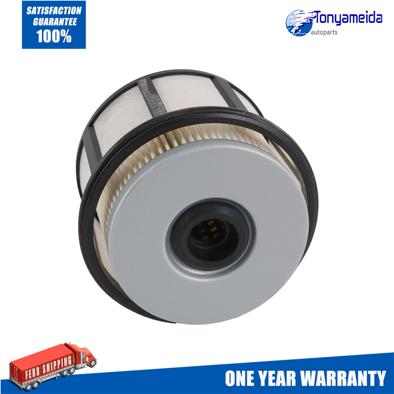 Fuel Filter Element Service Kit For Ford F & E Power Stroke Diesel 7.3L 3 Pcs