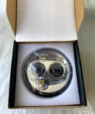 Eagle Lights 5 3/4" 5.75 Chrome LED Projection Headlight Harley Davidson 8900C