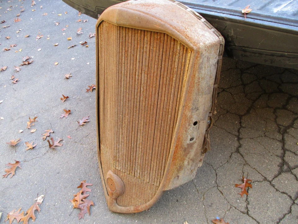 Pierce Arrow 840A 1934? Carcasa de parrilla con persianas Foto 2 de 4