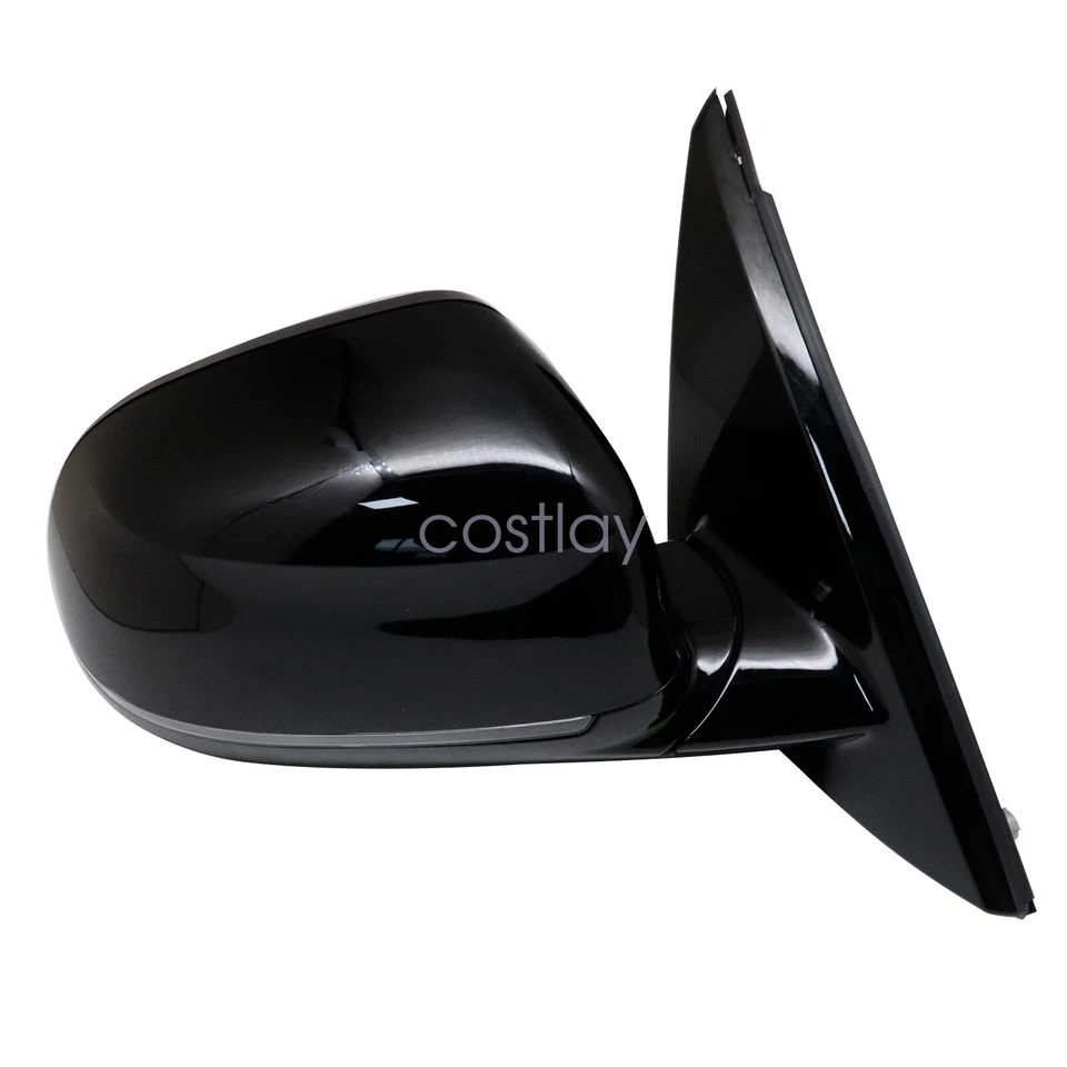 Espejo retrovisor lateral derecho negro para BMW X6 2014-2018 luz intermitente térmica Foto 2 de 4