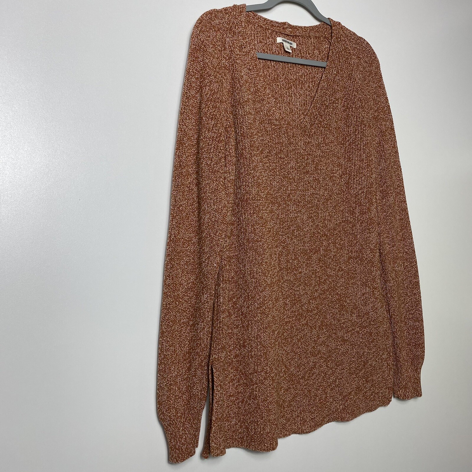 goodthreads burnt orange rust colored women’s kni… - image 3