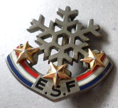 MÉDAILLE DE SKI / PREMIERE ETOILE 2000 ESF (1154) DECAT PARIS