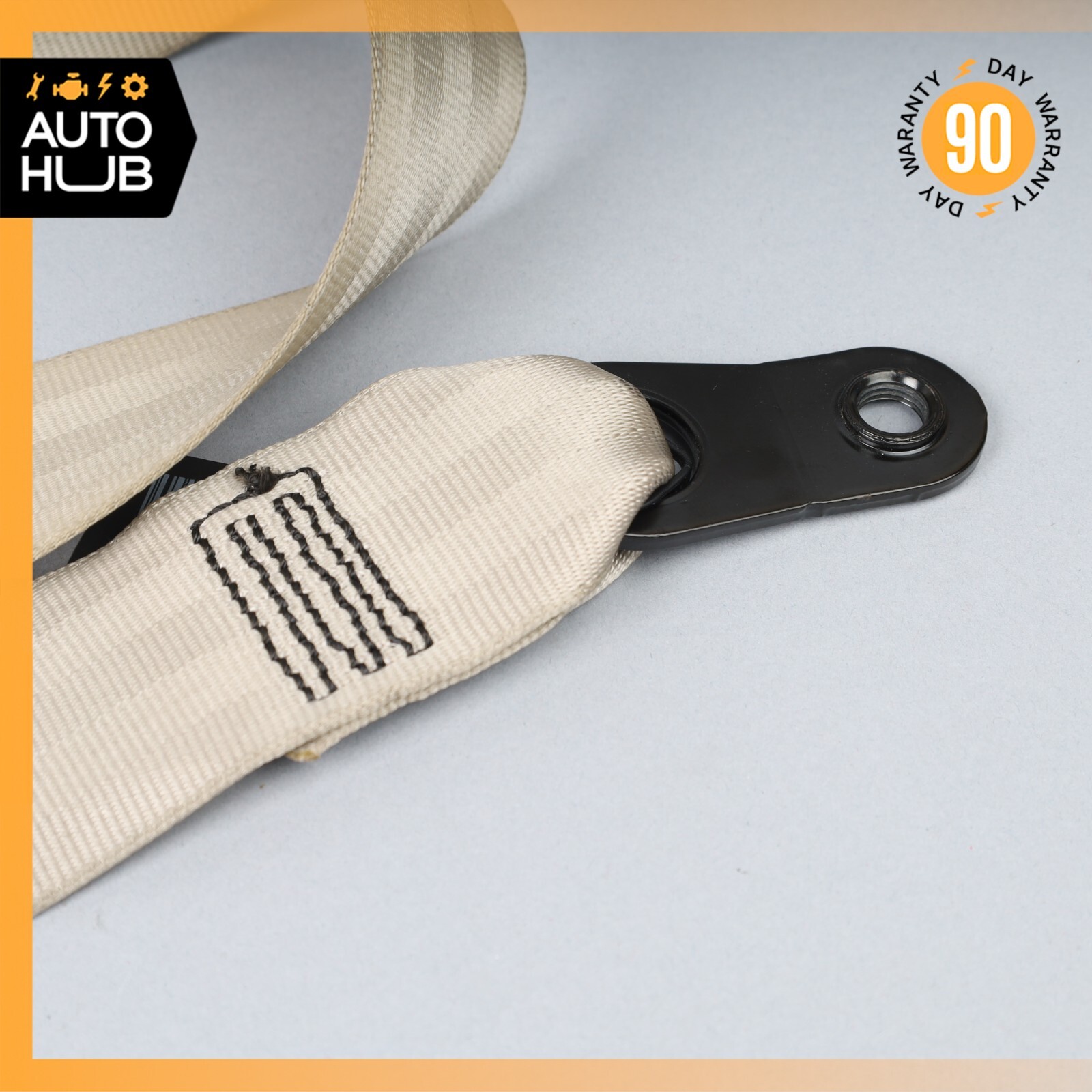06-13 Bentley Continental Flying Spur Front Right Side Seat Belt Beige OEM 80k