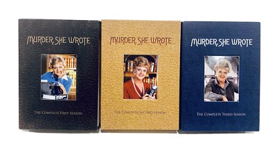Murder She Wrote Complete DVD Box Sets Seasons 1 2 3 (1-3)  Angela Lansbury