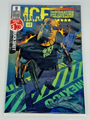 12 Gauge Comics ICE Immigration & Customs Enforcement NM-/M 2011 First Issue 1
