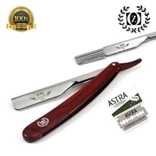Zeepk Cut Throat (shavette) Straight Razor for Barbers & Salon + Free Blades