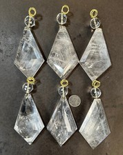 Rock Crystal Chandelier Quartz Pendants Prism...