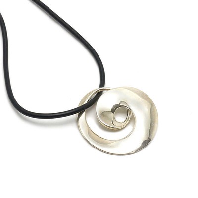 ジョージジェンセン 2004 TORUN ラバーネックレス GEORG JENSEN 2004 TORUN ラバー ネックレス シルバー