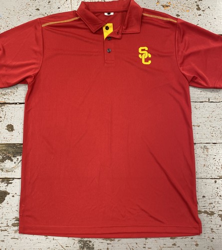 SOUTHERN CALIFORNIA TROJANS Men's Polo Shirt Large NWOT - Bild 1 von 5