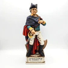 Lionstone Whiskey Decanter George Washington 1975 Bicentennial Series VTG Rare