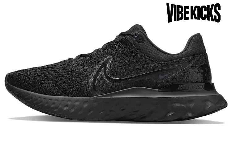 Nike React Infinity Run Flyknit Triple Black for Sale