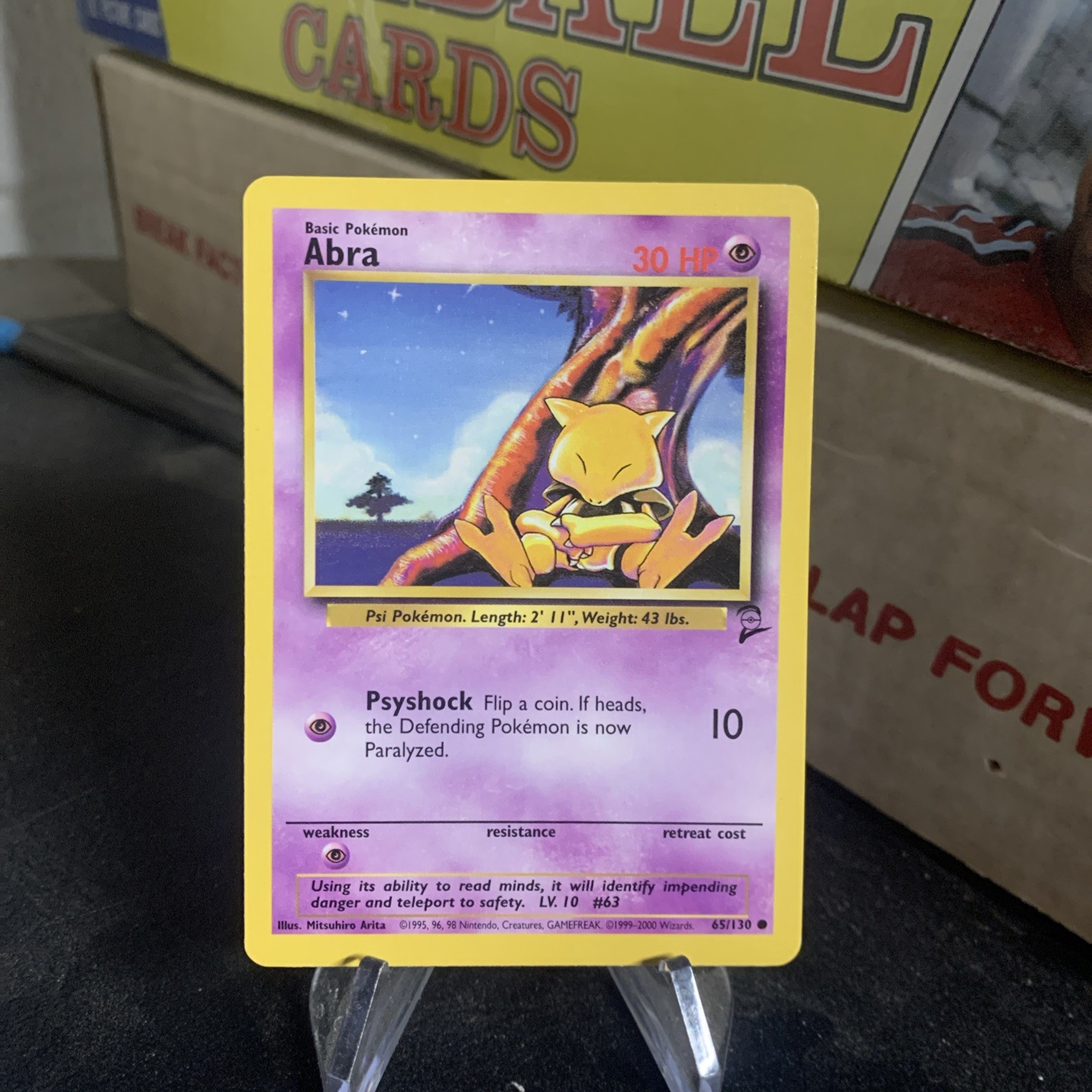 ABRA - 65/130 - Base Set 2 - Pokemon Card - LP