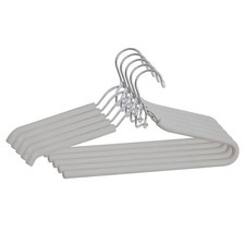 Foam Padded Clothes Hangers with Hooks - Sponge Non Slip Chrome Plating Heavy...