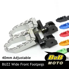 BUZZ Rider Foot Pegs 40mm Extend For BMW R1200GS S1000XR R9T Scrambler Urban G/S