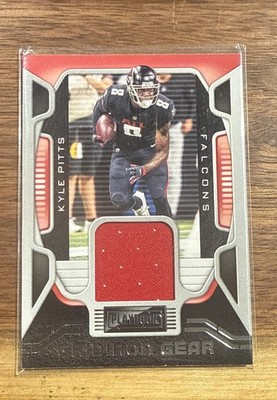 2021 Panini Playbook Gridiron Gear Relics Kyle Pitts #GG-KPI Atlanta Falcons