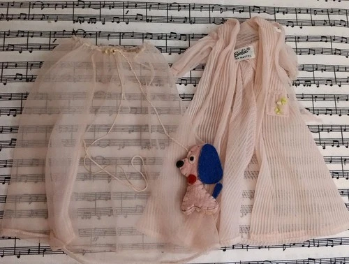 Mattel Barbie Fashion #965 Nighty Negligee Set Vintage Early 1960s TLC