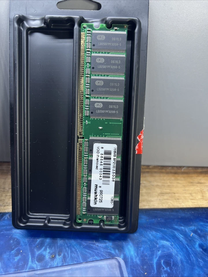 Lot of 3 - 256MB 128MB DDR Memory 133 MHz 266 MHz Infineon Mushkin Compaq Tested - Image 2 of 4