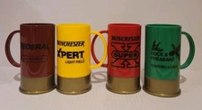 4 Cup Lot Winchester AA Plus 20 GA & Super X Shotgun Shell Big Shot Xpert