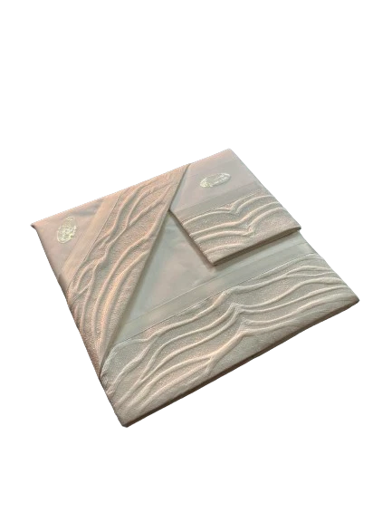 COMPLETO LAENZUOLA MATRIMONIALE CON BALZA IN RASO DI COTONE JOSEPHIE CAREZZE - Immagine 4 di 4