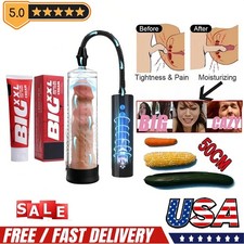 Vacuum Penis Pump for Male ED Enhancement Erectile Enlargement Penis Enlarger BG