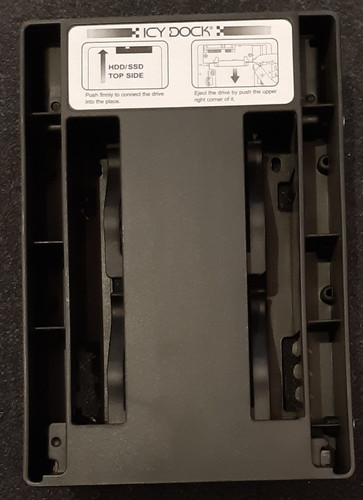 ICY DOCK 2,5 Zoll zu 3,5 Zoll SATA SSD/HDD Konverter EZConvert MB882SP-1S-3B