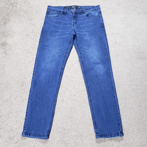Barbell Apparel Athletic Jeans Mens 34x32 Slim Stretch Denim Commute Casual