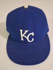 Kansas City Royals New Era 7 3/8 Fitted Hat Cap 59Fifty On Field KC