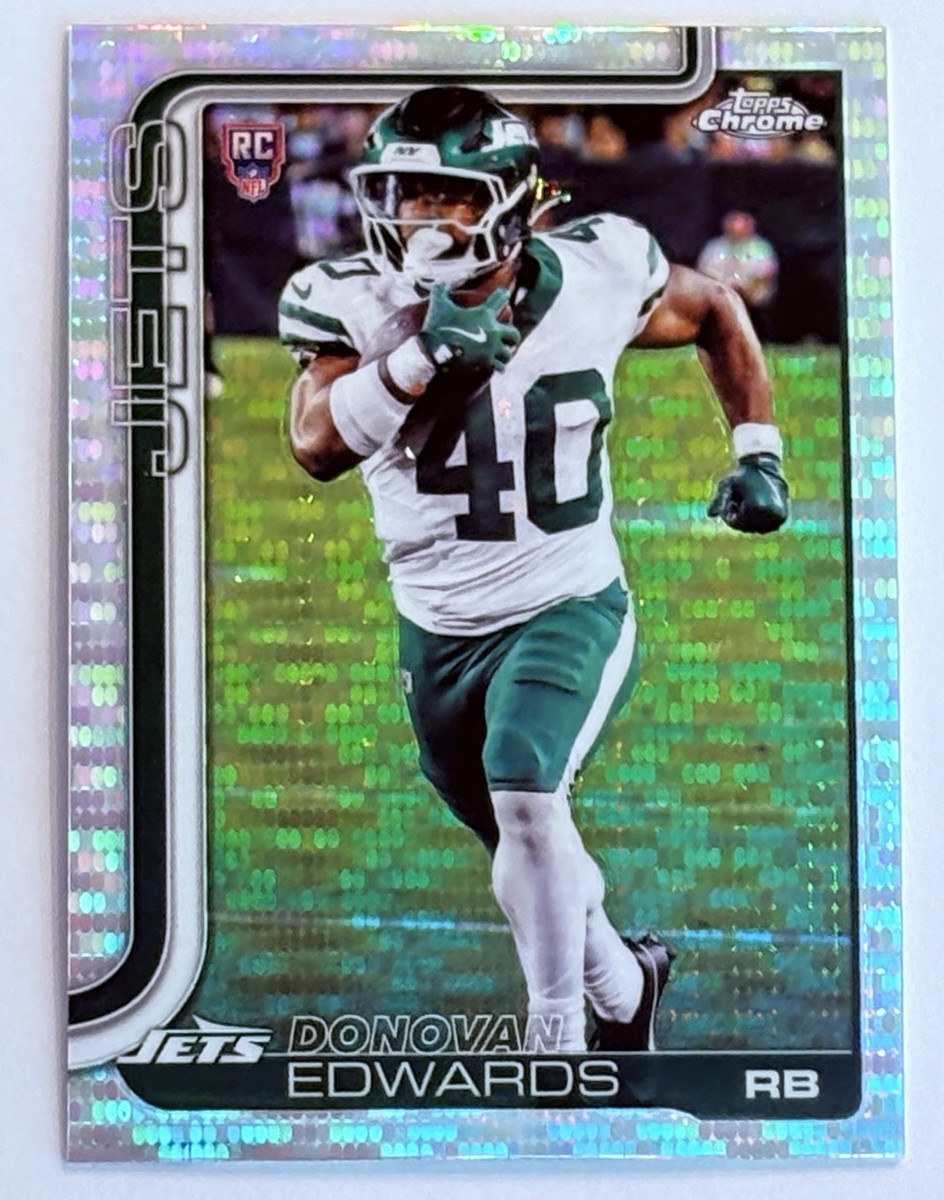 2025 Topps Chrome - Donovan Edwards #392 Pulsar Refractor (RC) | eBay